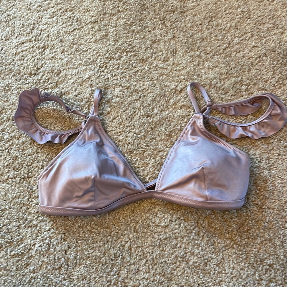 Victorias Secret size S ruffle arm bikini top